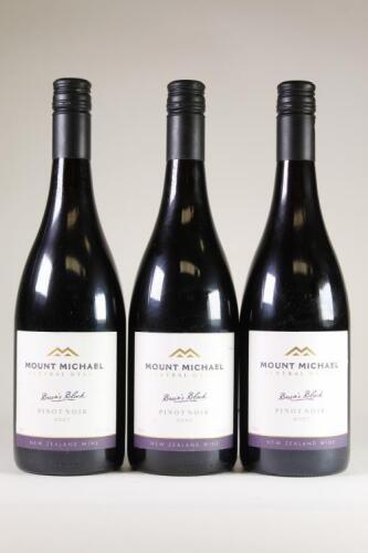 (3) 2007 Mount Michael Bessie's Block Pinot Noir, Central Otago