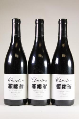 (3) 2013 Churton Pinot Noir, Marlborough