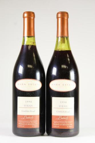 (2) 1994 Babich Mara Estate Syrah, Hawkes Bay