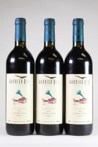 (3) 1996 Harrier Rise Cabernet Franc, Kumeu