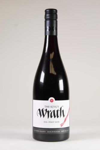 (1) 2016 Marisco The King's Wrath Pinot Noir, Marlborough