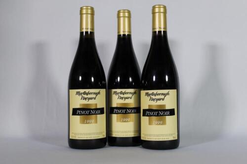 (3) 1999 Martinborough Vineyards Pinot Noir, Martinborough