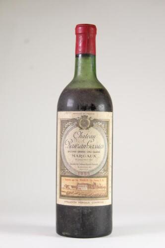 (1) 1955 Chateau Rauzan-Gassies, Margaux