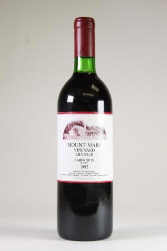 (1) 1993 Mount Mary Quintet Cabernets, Yarra VIC