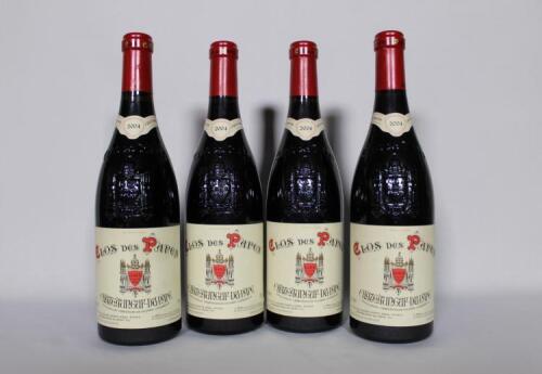 (4) 2004 Clos des Papes Chateauneuf du Pape
