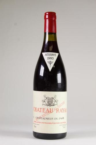 (1) 1993 Chateau Rayas Chateauneuf du Pape