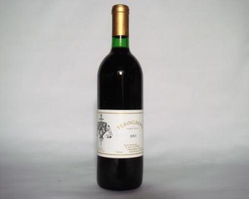 (1) 1993 Yeringberg Propiertary Red, Yarra VIC