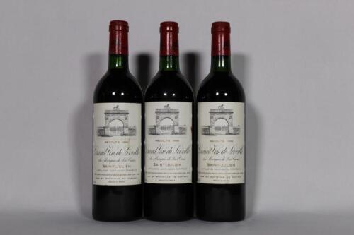 (3) 1986 Chateau Leoville-Las-Cases, St Julien