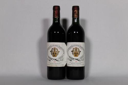 (2) 1986 Chateau Gressier Grand Poujeaux, Moulis