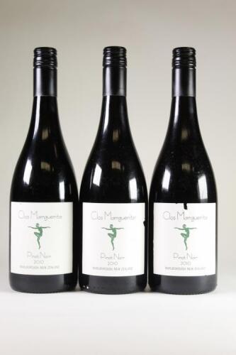 (3) 2010 Clos Marguerite Pinot Noir, Marlborough