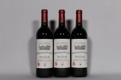 (3) 1995 Chateau Grand-Puy-Lacoste, Pauillac