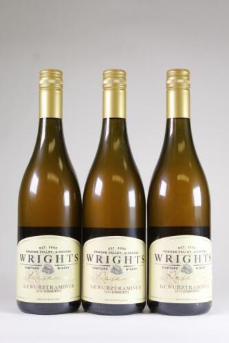 (3) 2011 Wright's Reserve Gewurztraminer, Gisborne