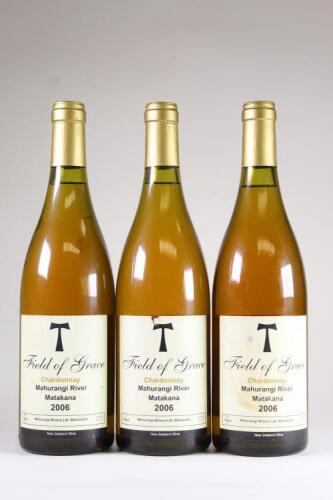 (3) 2006 Mahurangi River Field of Grace Chardonnay, Matakana