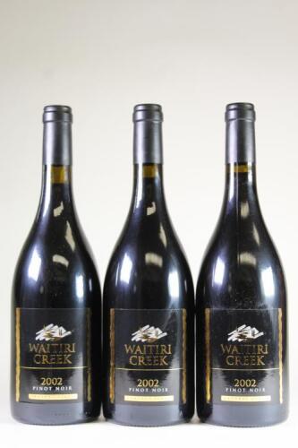 (3) 2002 Waitiri Creek Pinot Noir, Central Otago