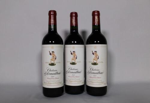 (3) 1999 Chateau d'Armailhac, Pauillac