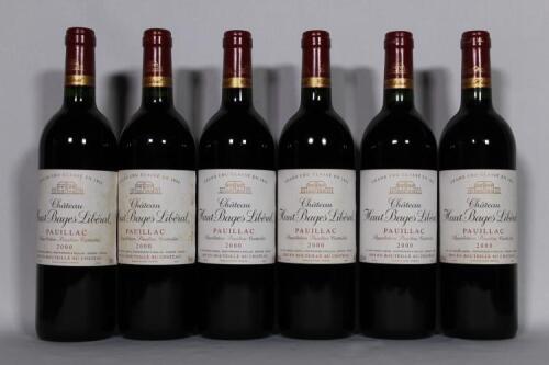(6) 2000 Chateau Haut-Bages-Liberal, Pauillac