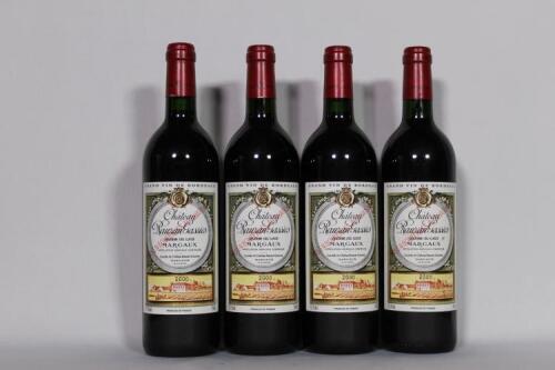 (4) 2000 Chateau Rauzan-Gassies, Margaux