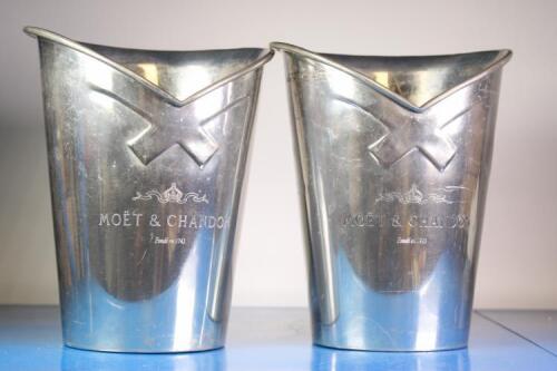 (2) Moet & Chandon ice buckets