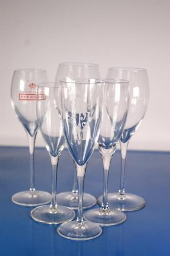 Antoine's Champagne flutes through the years