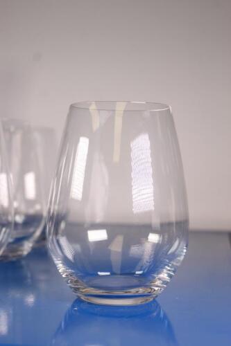 6 x Spiegelau stemless wine glasses in one lot