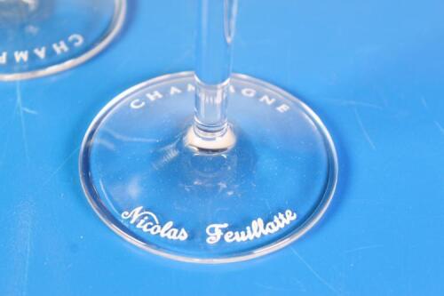 6 x Nicolas Feuillatte flutes in one lot
