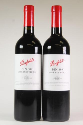 (2) 2001 Penfolds Bin 389 Cabernet Sauvignon/ Shiraz, South Australia