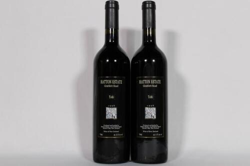(2) 1998 Hatton Estate 'Tahi' Cabernet Sauvignon/Merlot/Franc, Hawkes Bay