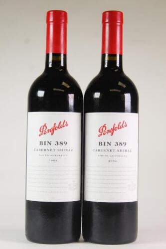 (2) 2004 Penfolds Bin 389 Cabernet Sauvignon/Shiraz, South Australia