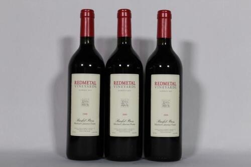 (3) 2000 Redmetal Vineyards Basket Press Merlot/Franc, Hawkes Bay