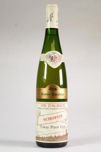 (1) 1995 Schoffit Cuvee Caroline Tokay Pinot Gris