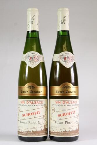 (2) 1995 Schoffit Cuvee Caroline Tokay Pinot Gris