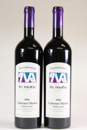 (2) 1994 Te Motu Cabernet Sauvignon/Merlot, Waiheke