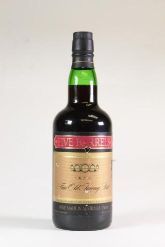 (1) Penfold&rsquo;s Five Barrels Old Tawny Port, Barossa SA