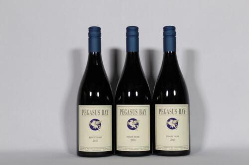 (3) 2010 Pegasus Bay Pinot Noir, Waipara