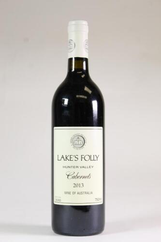 (1) 2013 Lake's Folly Cabernets, Hunter NSW