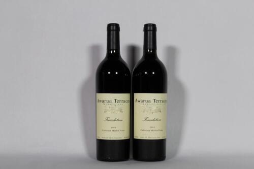 (2) 2002 Awarua Terraces Foundation Cabernet Sauvignon/Merlot/Franc, Hawkes Bay