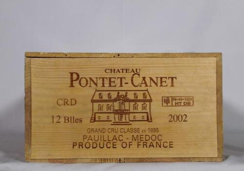 (12) 2002 Chateau Pontet-Canet, Pauillac