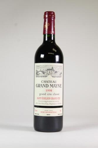 (1) 1998 Chateau Grand Mayne, St Emilion