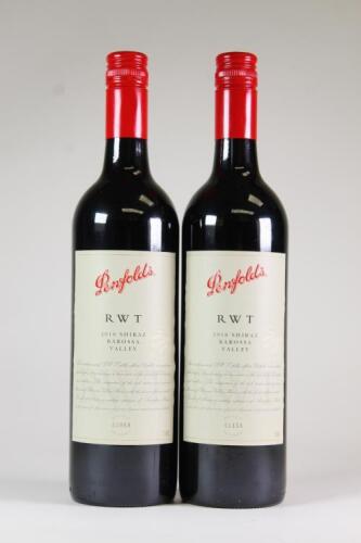 (2) 2010 Penfolds RWT Shiraz, Barossa SA