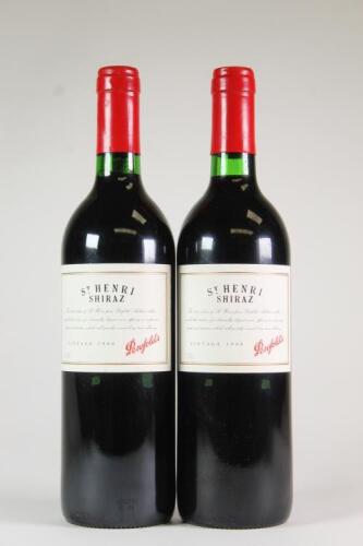 (2) 1998 Penfolds St Henri Shiraz, South Australia