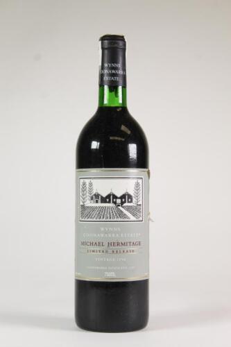 (1) 1990 Wynn's Michael Hermitage, Coonawarra SA