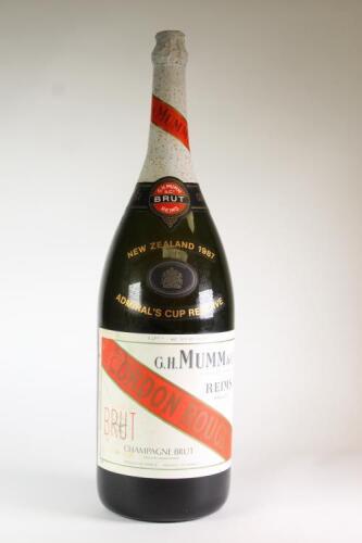 (1) NV Mumm Cordon Rouge Brut (1987 Admiral's Cup bottling) Methuselah (6000ml)