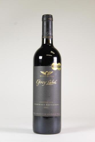 (1) 2001 Wolf Blass Grey Label Cabernet Sauvignon, Langhorne Creek SA