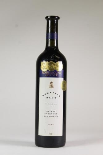 (1) 1999 Rosemount Estate Mountain Blue Shiraz/Cabernet Sauvignon, Mudgee NSW