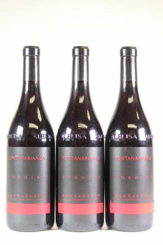 (3) 2017 Fontanabianco Bordini Single Vineyard Barbaresco, Piedmont*