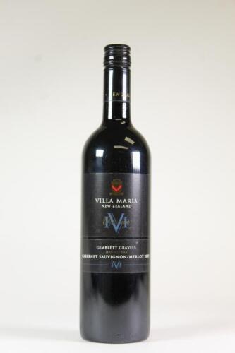(1) 2007 Villa Maria Reserve Cabernet Sauvignon/Merlot, Gimblett Gravels