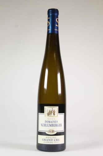 (1) 2017 Domaine Schlumberger Saering Riesling Grand Cru*