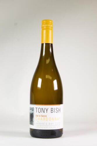 (1) 2015 Tony Bish Fat n Sassy Chardonnay, Hawkes Bay