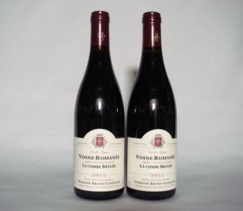(2) 2011 Domaine Bruno Clavelier Vosne Romanee La Combe Brulees 1er Cru, Cote de Nuits
