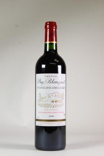 (1) 2008 Chateau Puy Blanquet, St Emilion